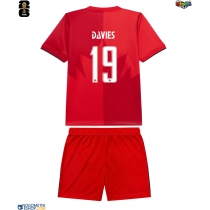 Otroški Nogometni dresi Kanada Alphonso Davies #19 Domači SP 2026 Kratek Rokav (+ Kratke hlače)
